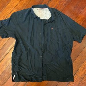 Quiksilver Black Dress Shirt XL